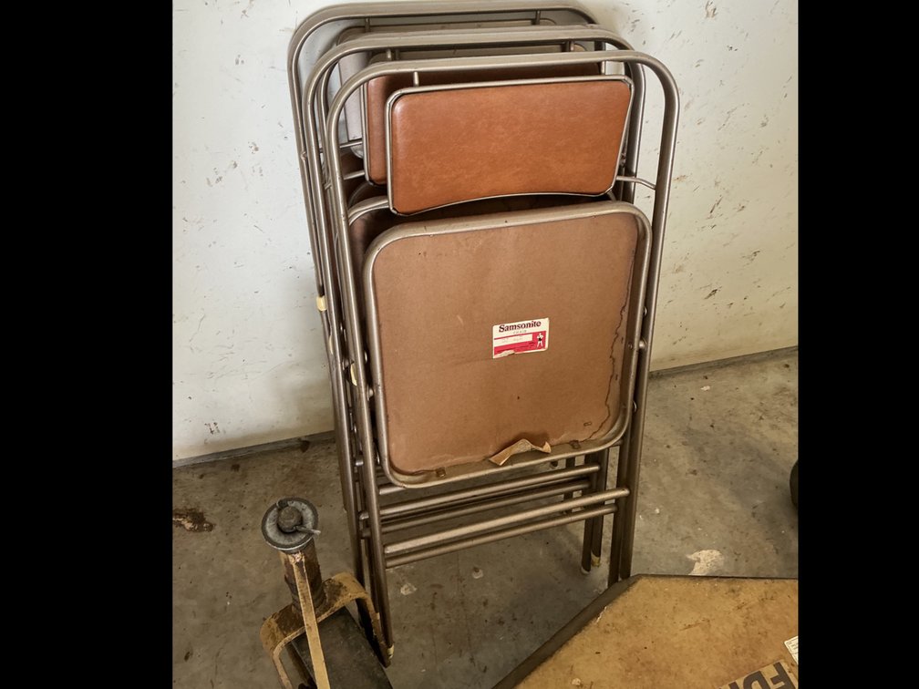 Samsonite folding chairs
