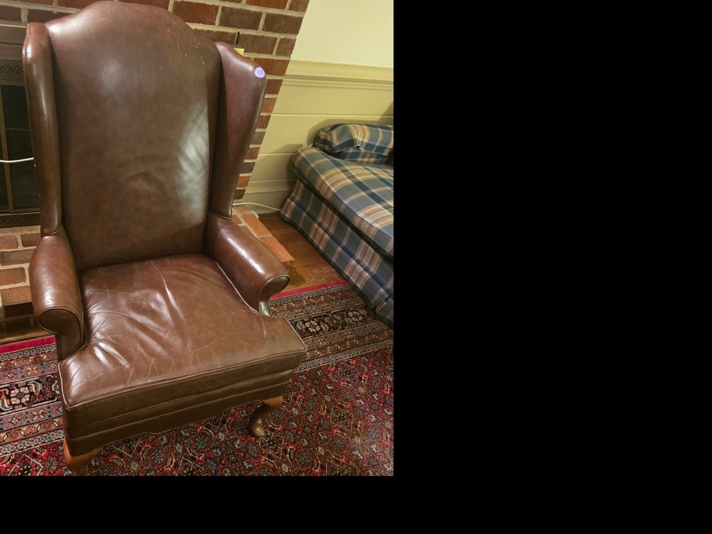 Faux Leather Chair