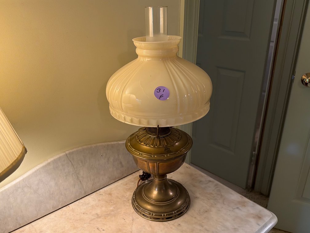 Vintage Electric Parlor Lamp
