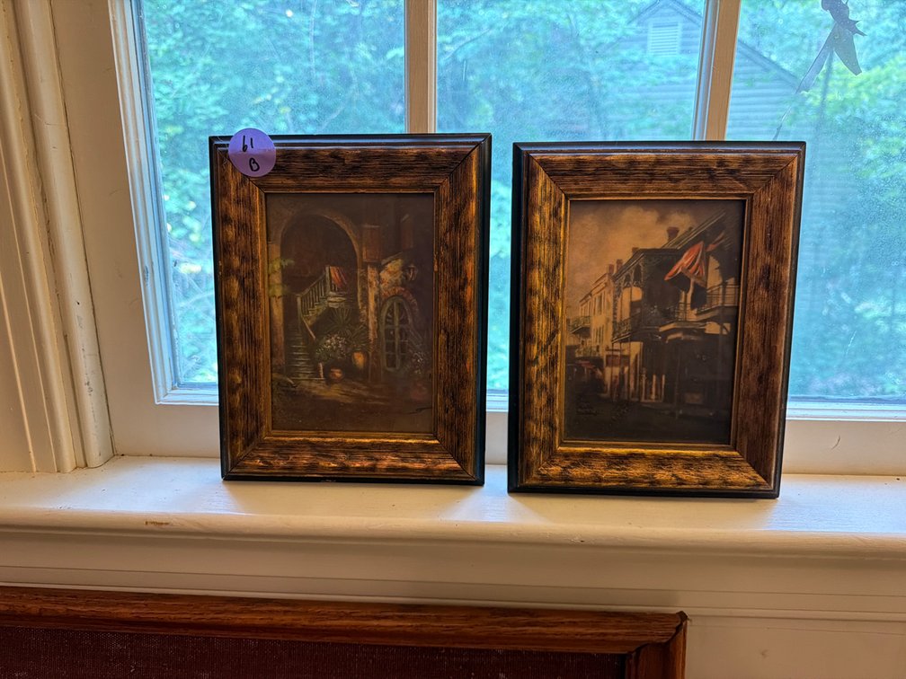 Pair of Vintage Framed New Orleans Prints