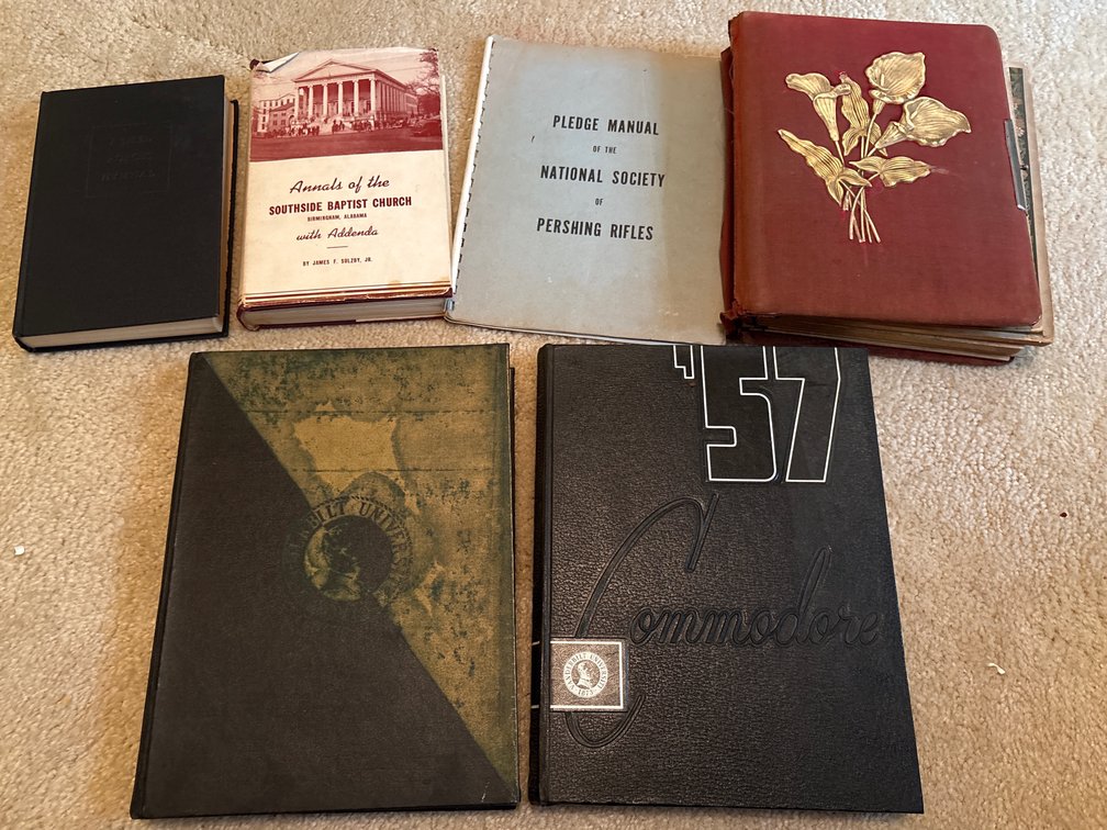 Book & Yearbook Lot: Vanderbilt University, Pershing Rifles, & Local History