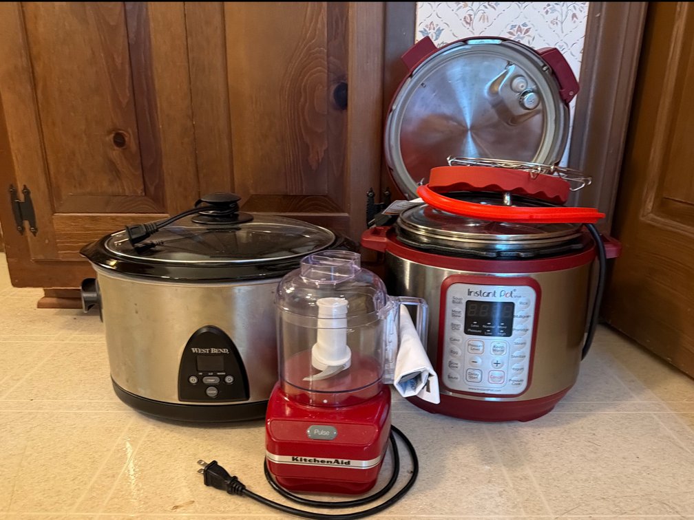 3-Piece Kitchen Appliance Lot