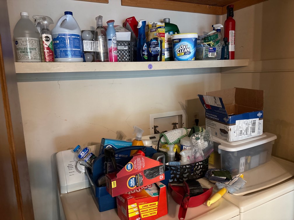 Large Cleaning Product & Household Lot