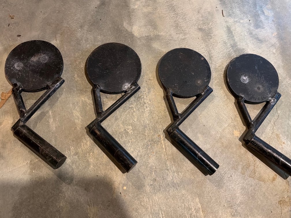 Set of 4 Custom Steel Shooting Targets