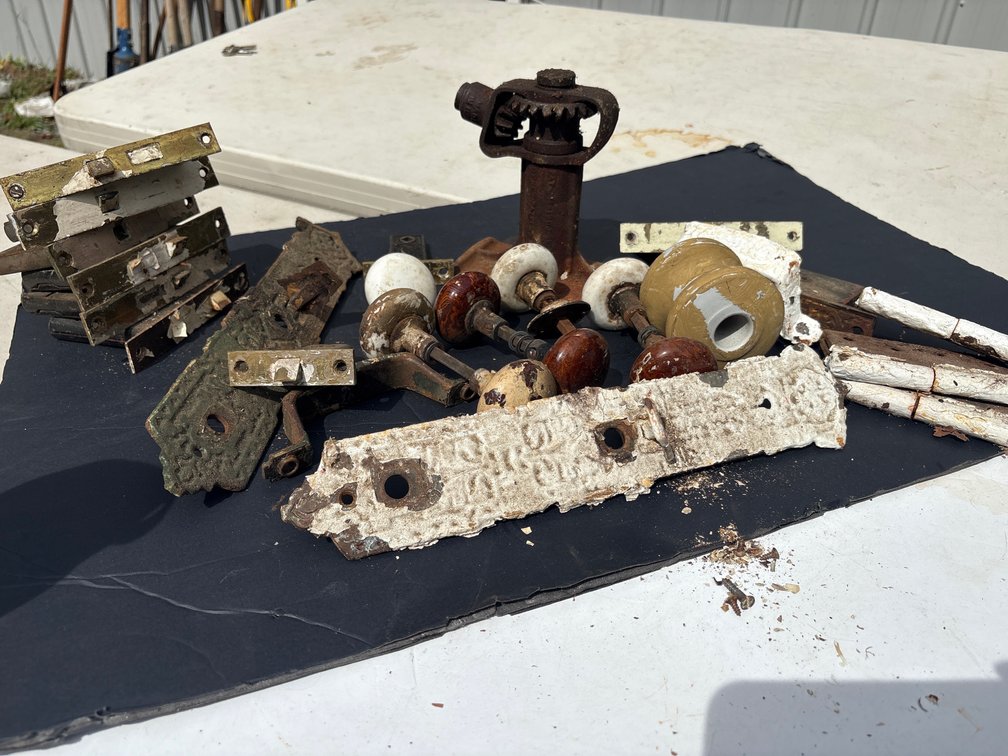 Architectural Salvage: Victorian Door Knobs, Cast Iron Plates & Mortise Locks