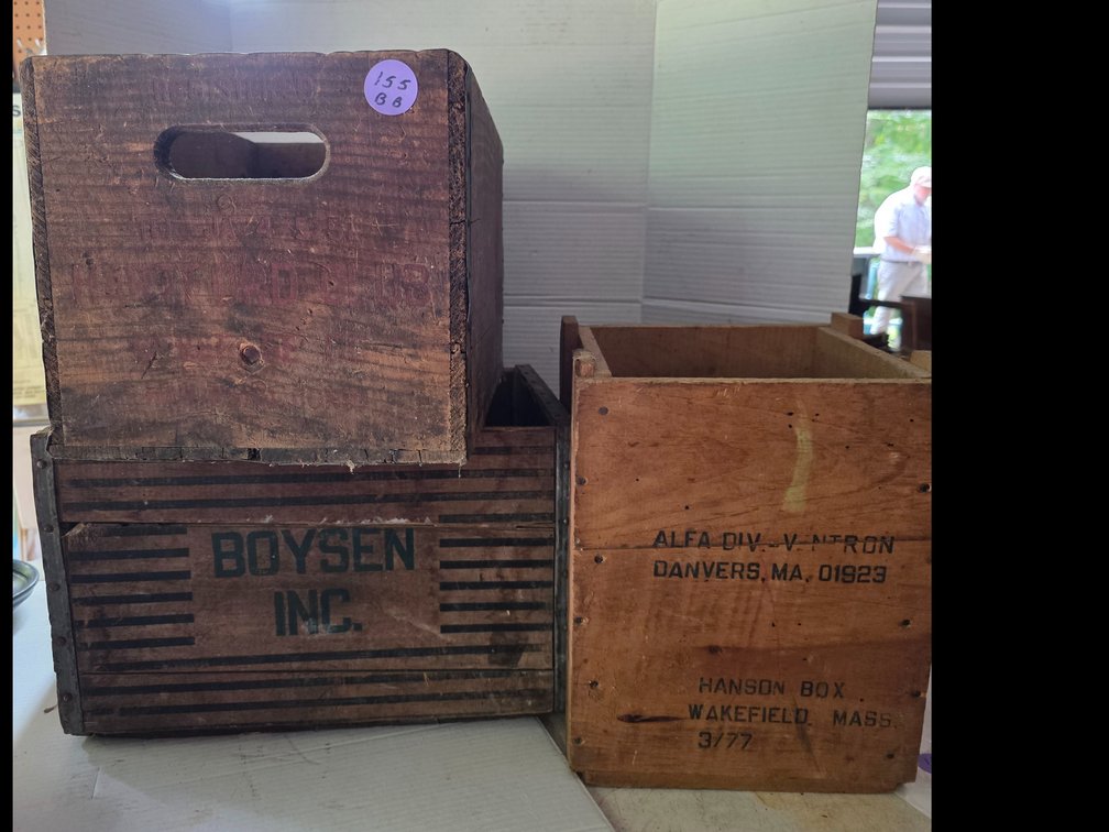 Wood Advertising  Boxes,  Boxes  Inc