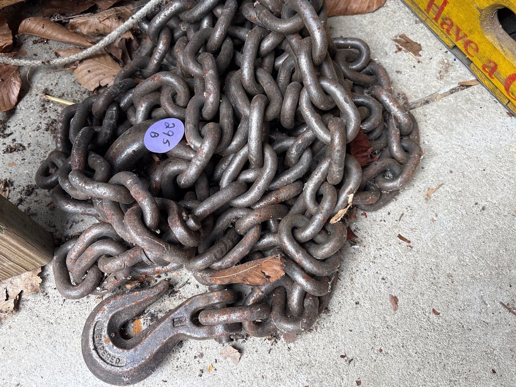 Heavy-Duty Tow Chain with Grab Hooks