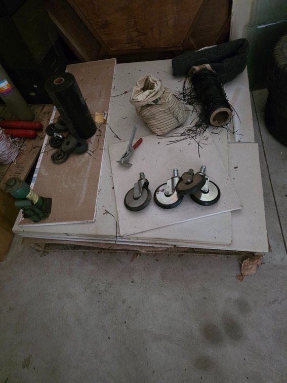 2 Pallet  Lot including, File Cabinet   Sears Sprayer  , Gas Cylinders etc