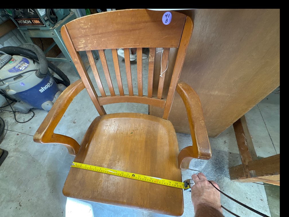 Wooden Rolling Chair