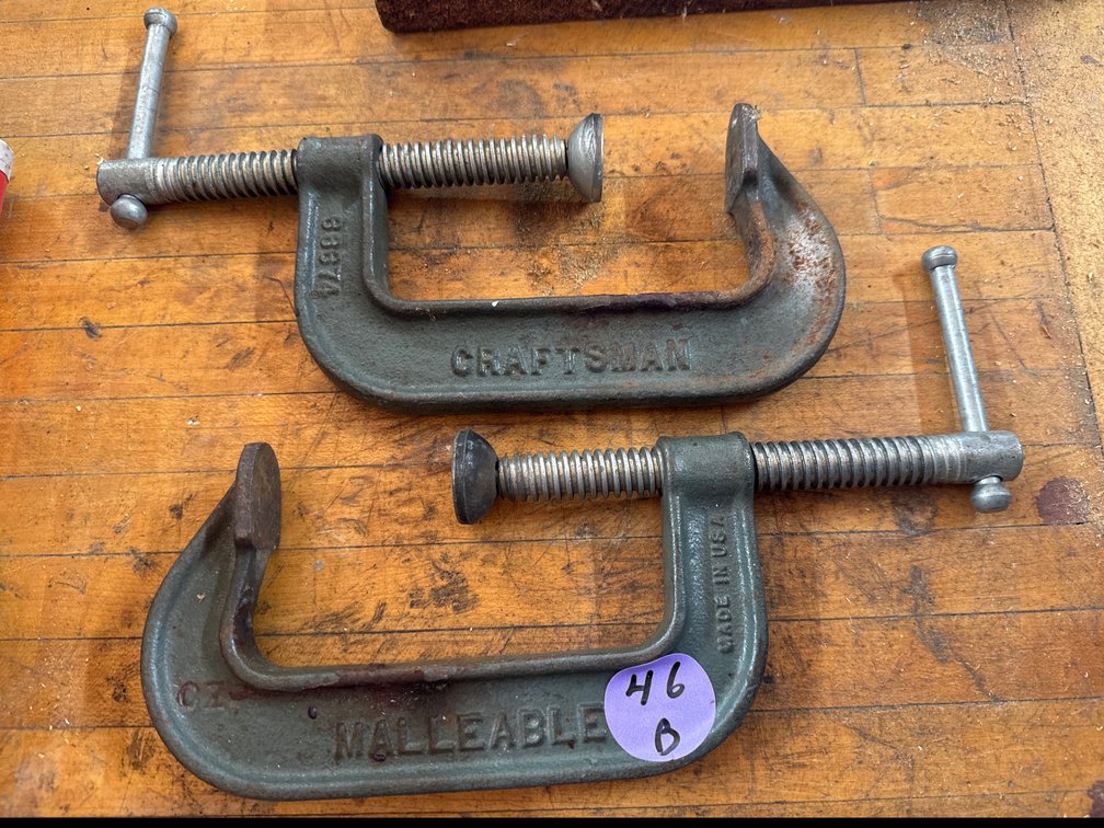 Craftsman C-Clamps set 4”