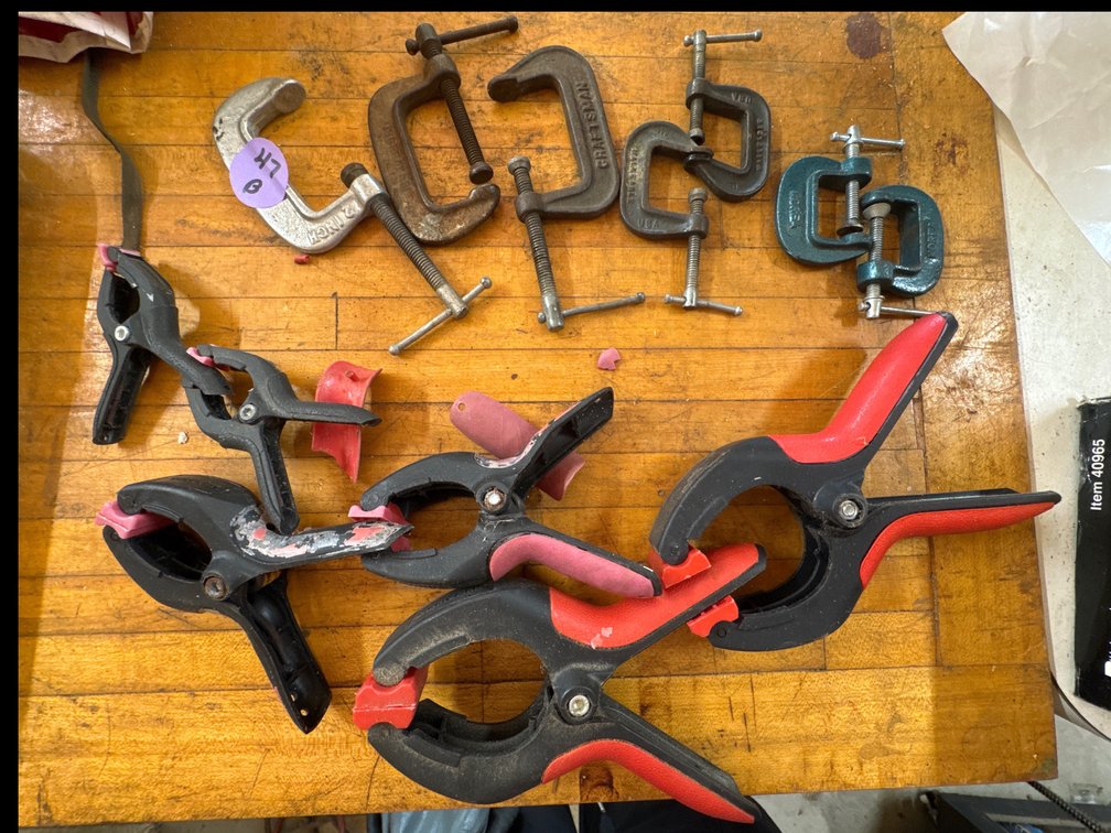 Assortment of Clamps Lot