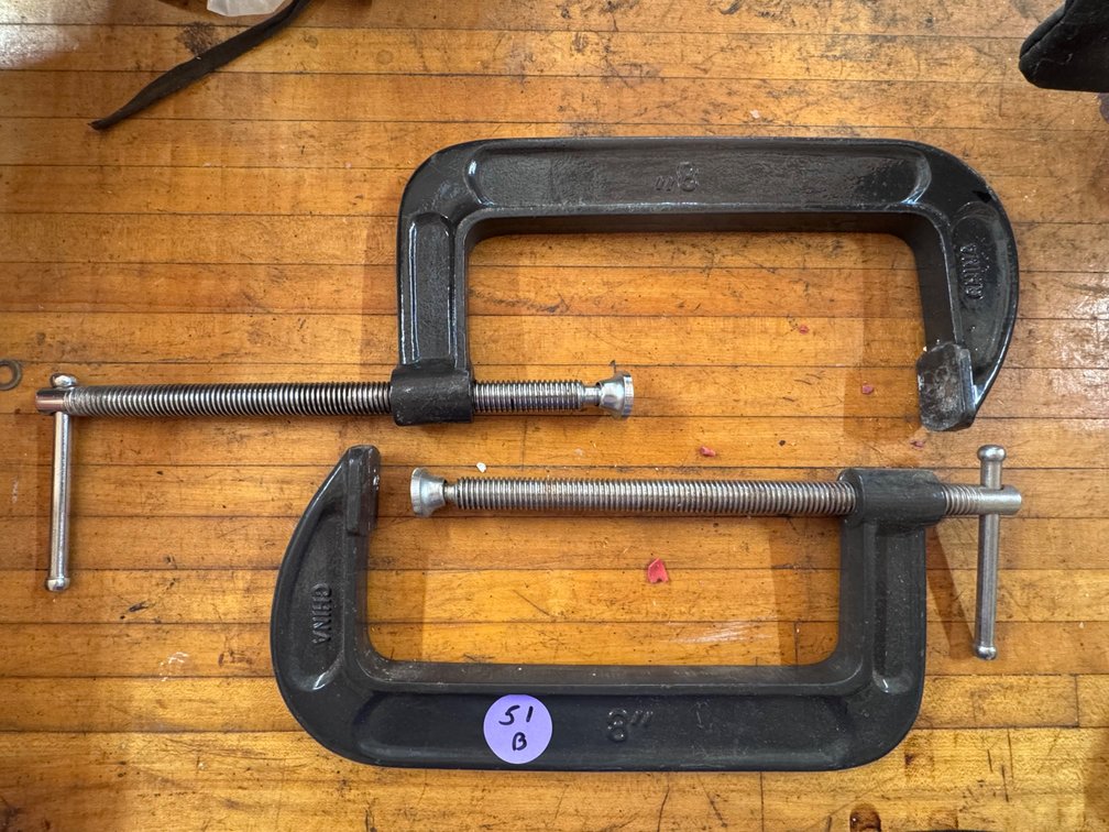 C-Clamps 8” Set of 2