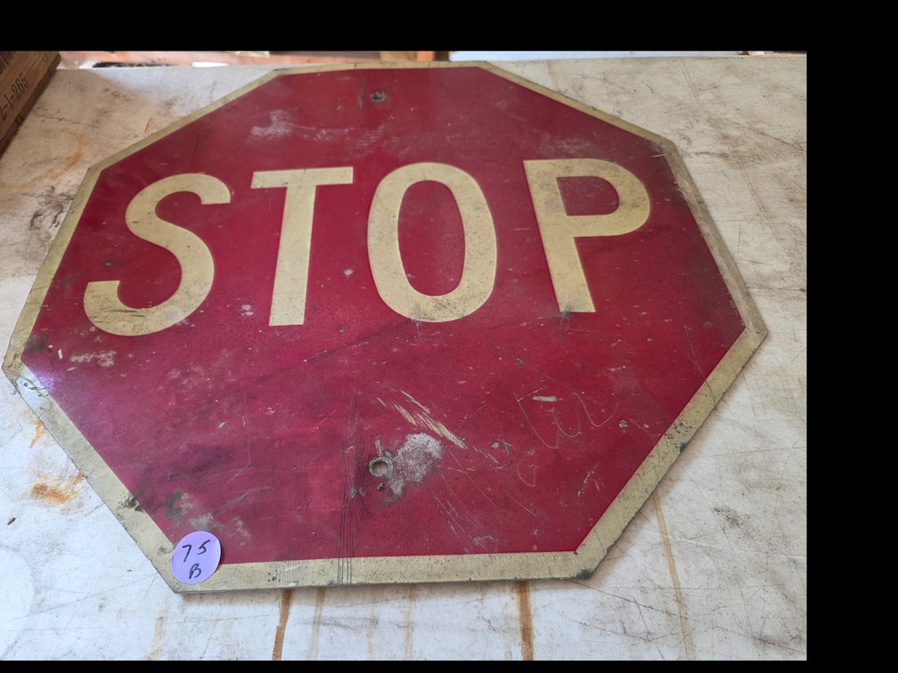 Metal Stop Sign