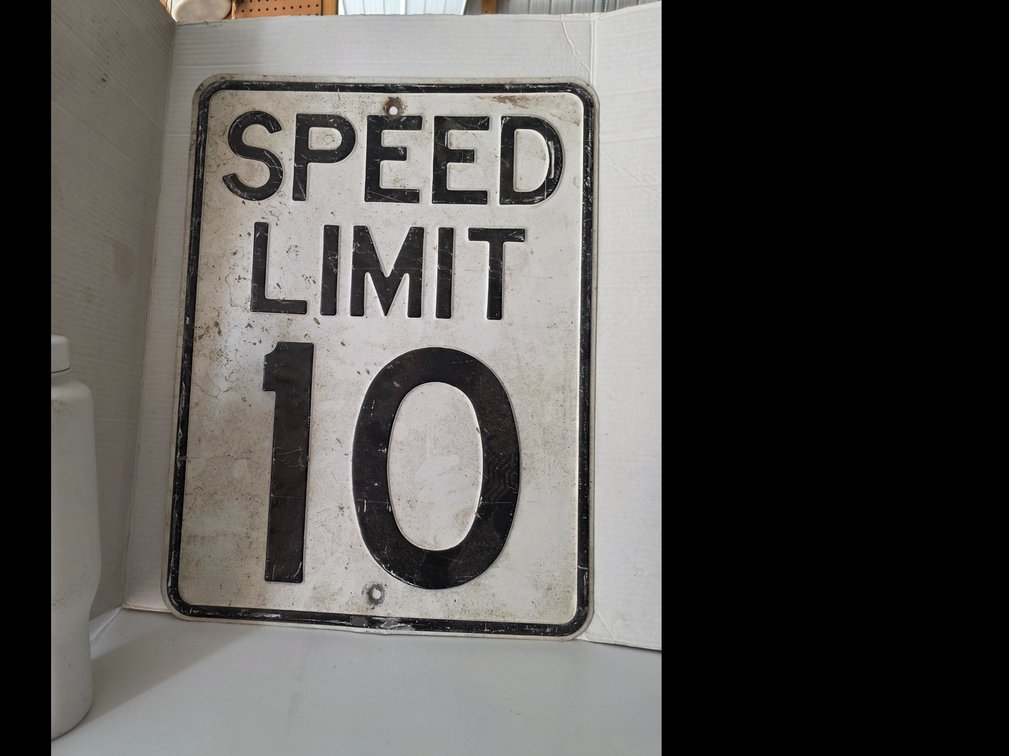 Metal Speed Limit Sign 10MPH