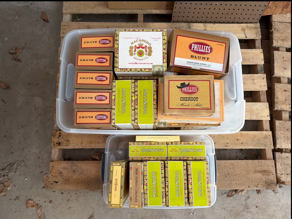 Lot of Various Cigar Boxes