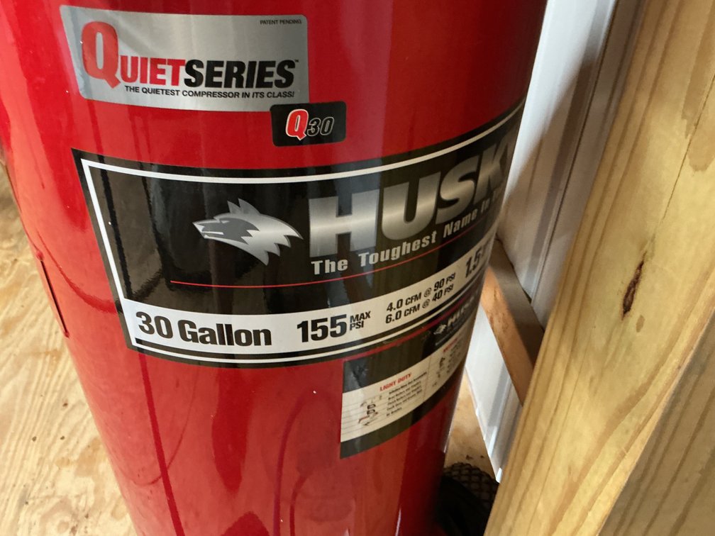 Husky 30 Gallon Air Compressor