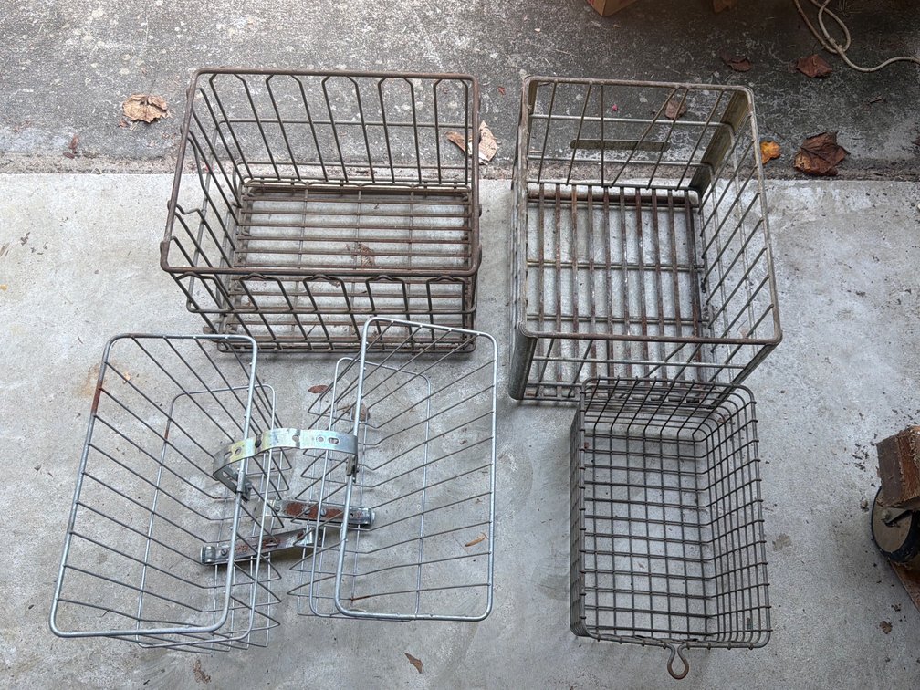 Lot of 4 Metal Baskets