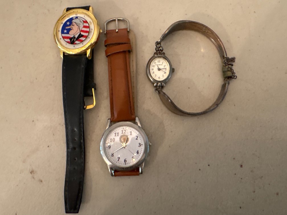 Peace Time Company & Custom Spoon Watch Lot (x3)