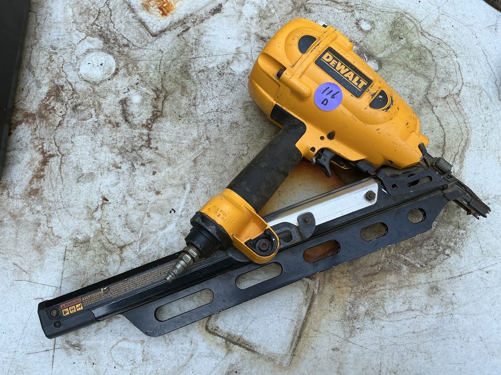 Dewalt Pneumatic Framing Nailer (21° Round Head or 30°-34° Paper Tape Framing Nailer, such as model D51844 or D51822)