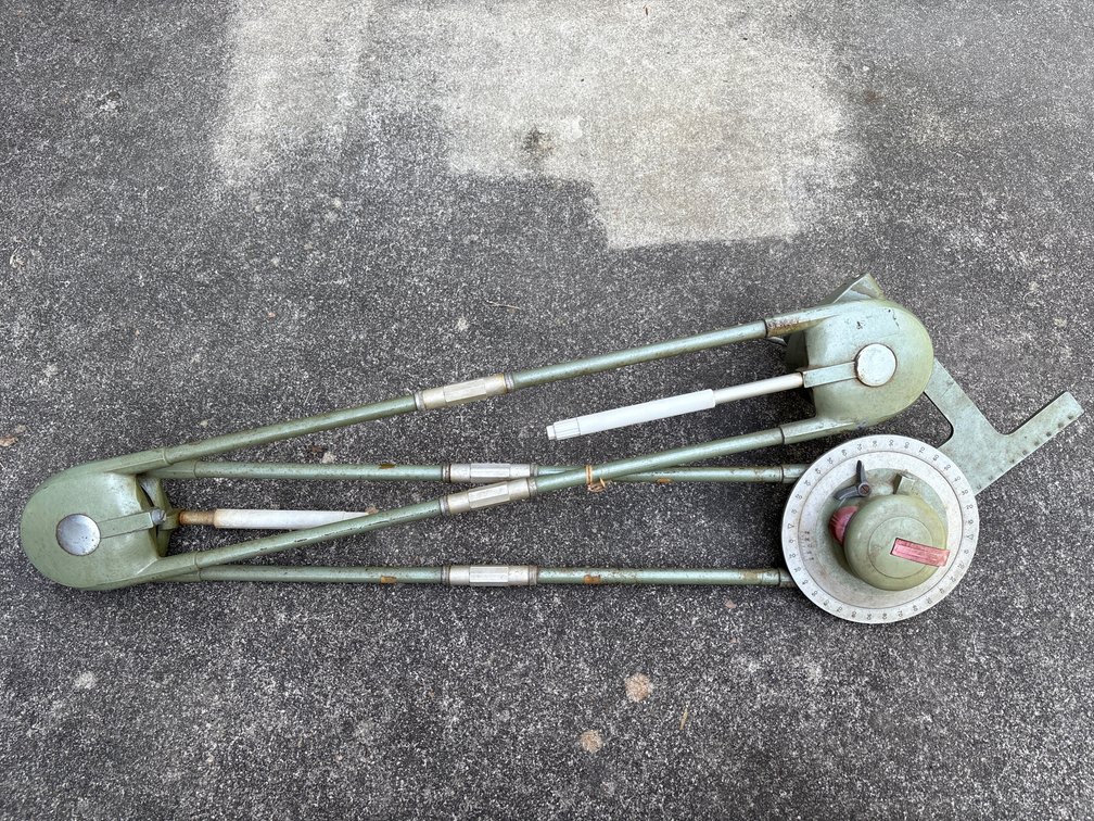 Industrial Metal Drafting Arm with Protractor Head