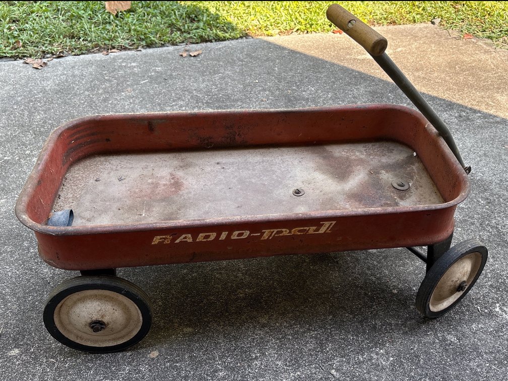 Radio Flyer Tot Steel Red Wagon