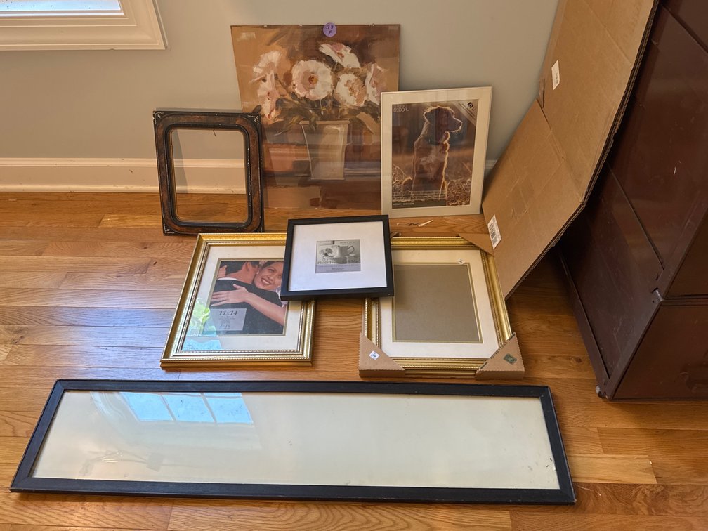 Frames Wooden and Metal Lot
