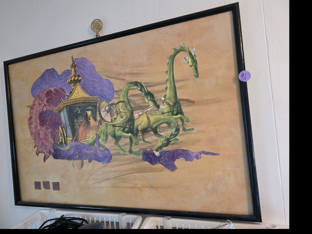 Framed Mystical Art from local  Artist,