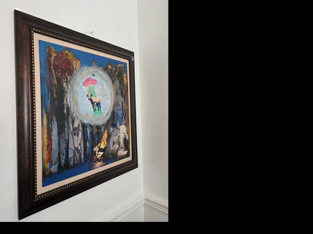 Framed Abstract  Wall Art