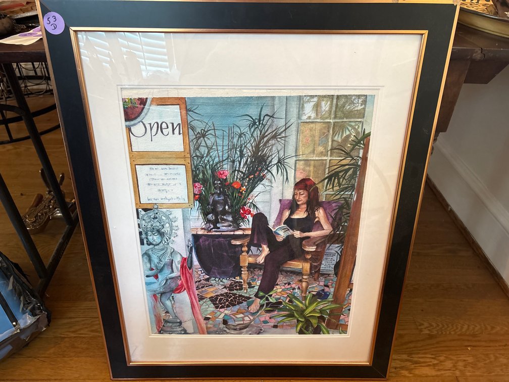 Framed and Matted Print by Haddock