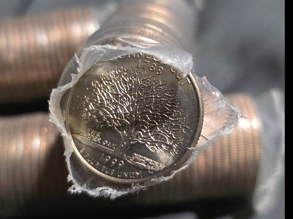 Uncirculated  Bank Rolled  1999 1999 Connecticut State Quarters