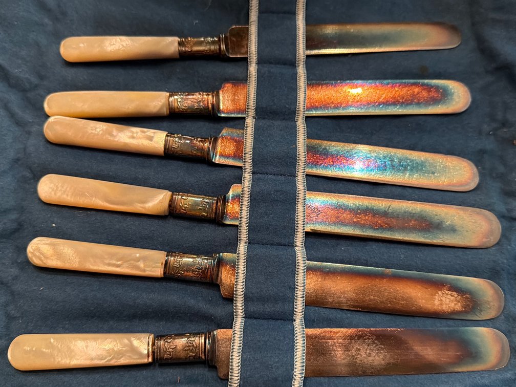 Antique Mother of Pearl Flatware Set