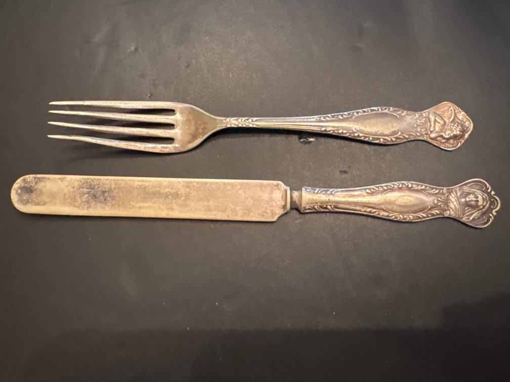 Art Silver Co. Fork and Butter Knife