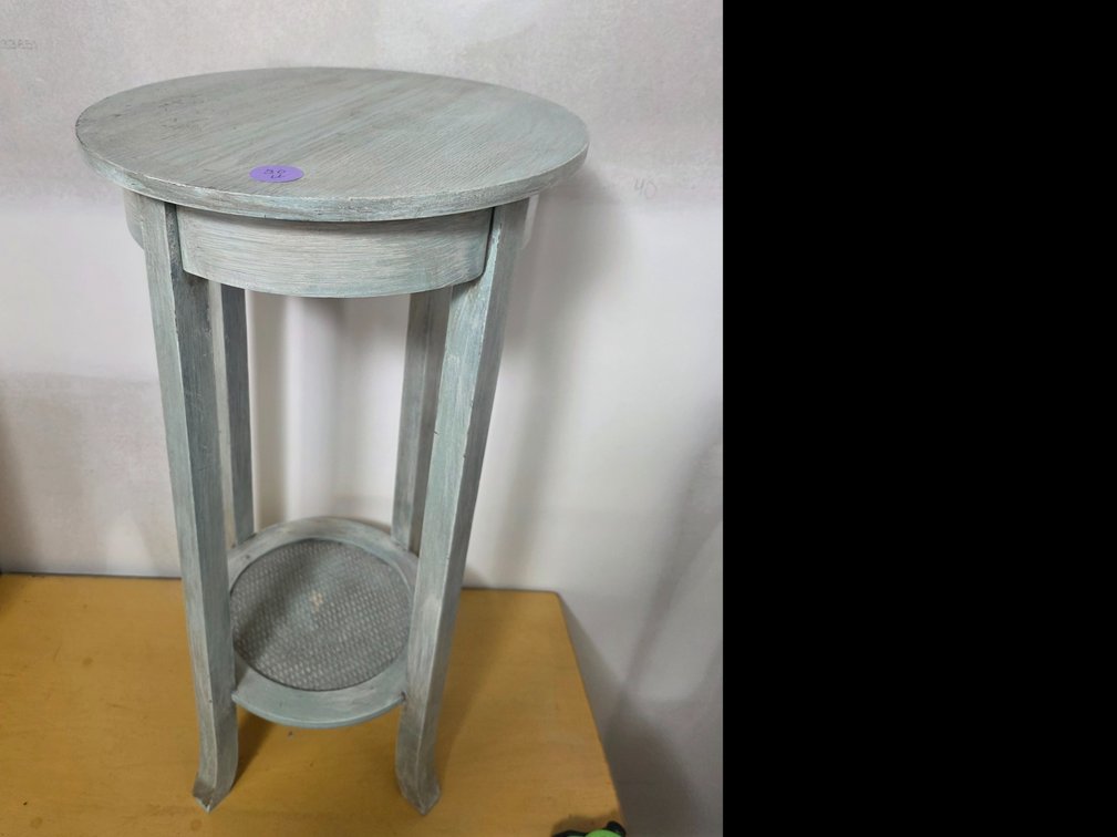 Wood Painted  Plant Stand