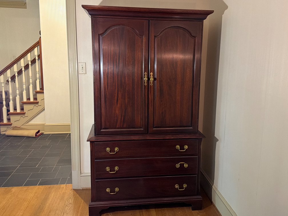 Solid Cherry Armoire and Dresser Base