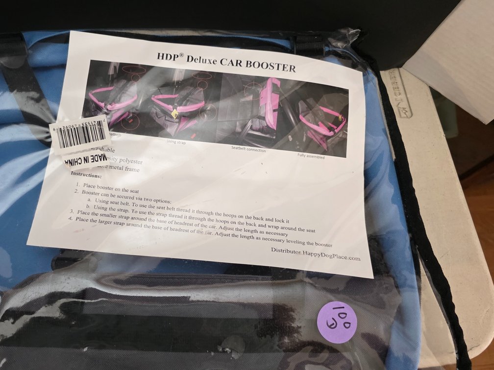 HDP deluxe Car Booster for your  Pet