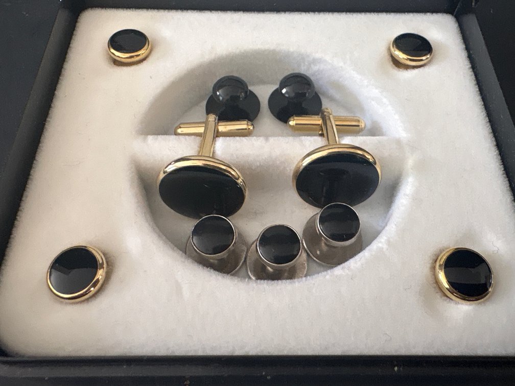 Raffinati Cufflink and Stud Set in Original Box