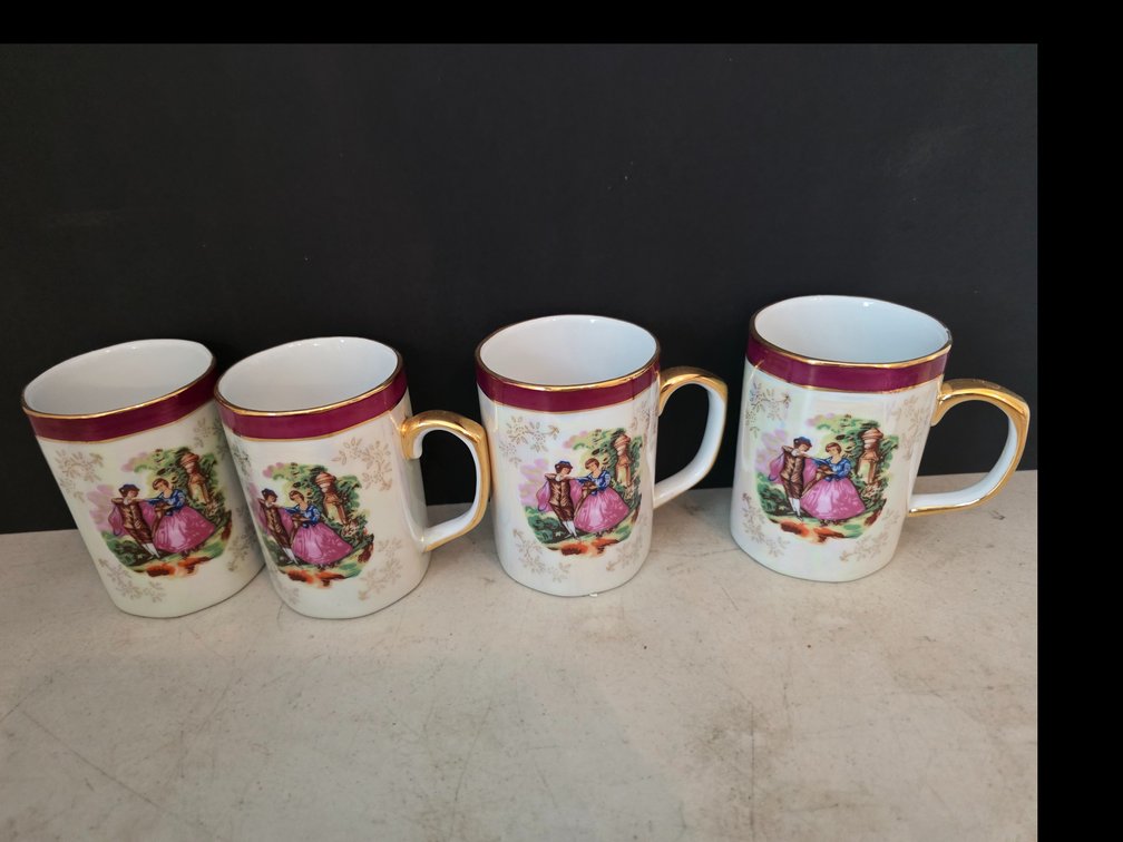 Vintage porcelain coffee or tea mug