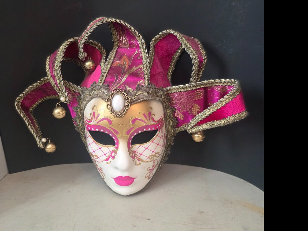 Original Venetian mask, Hand Painted,  Italy