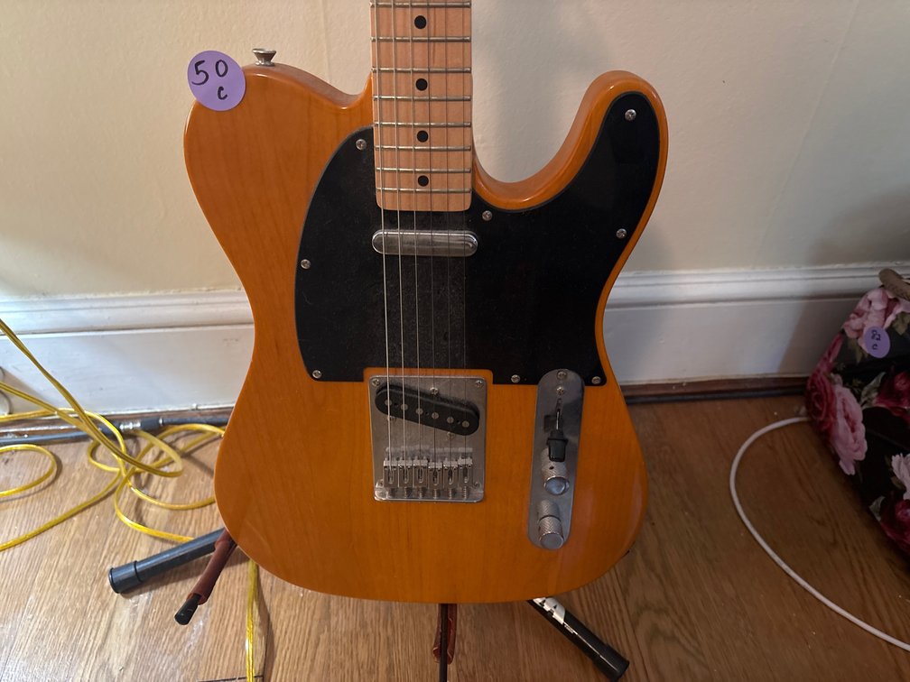 Squier by Fender Affinity Series Telecaster Electric Guitar - Butterscotch Blonde