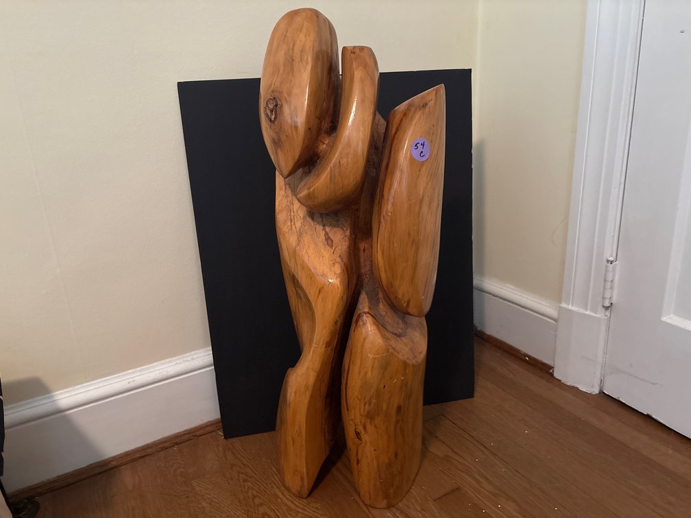 Wood Biomorphic Sculpture / Art Piece