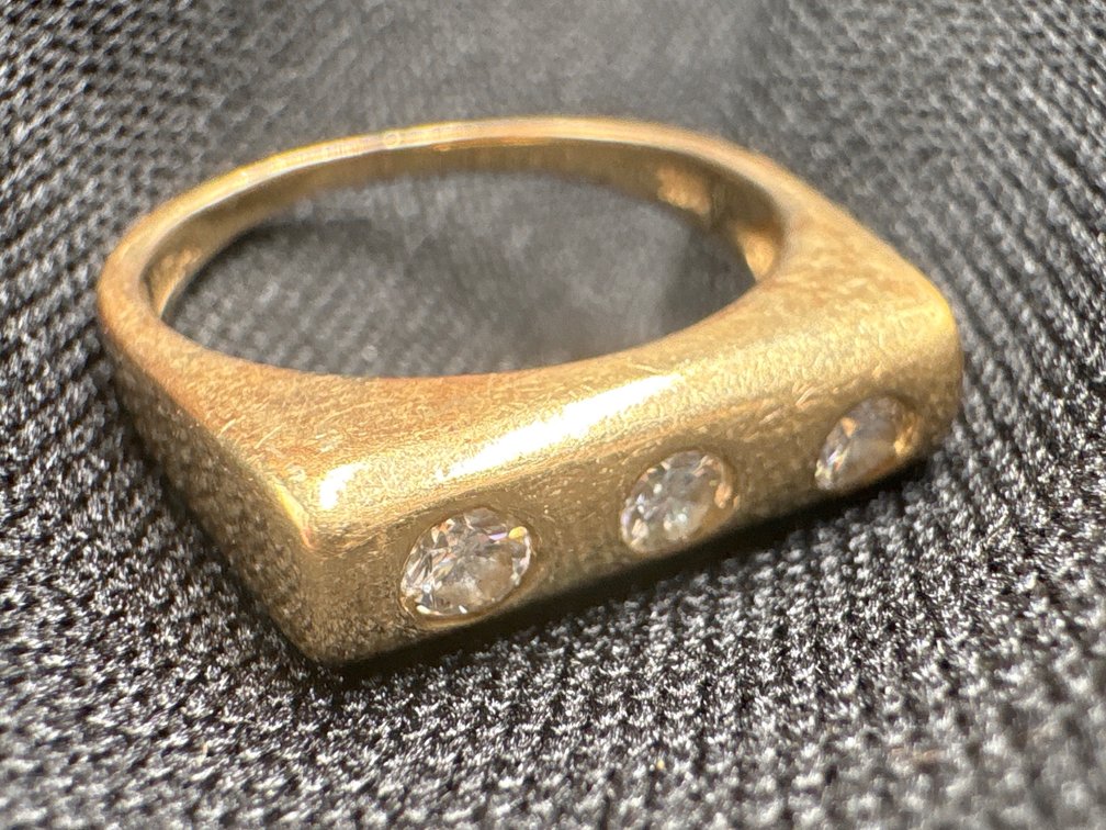 3.76 14KT Gold and Diamond Ring