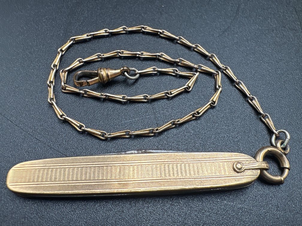 16.51 Grams 14K Gold Pocket Knife Watch Charm