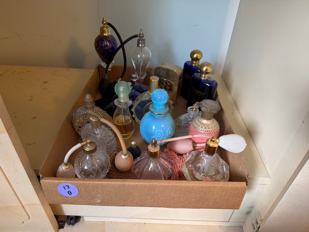 Large Vintage Perfume Bottle Assortment