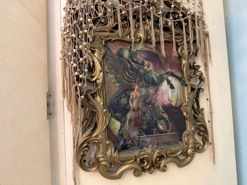 Ornate Gold Framed Wall Art Print