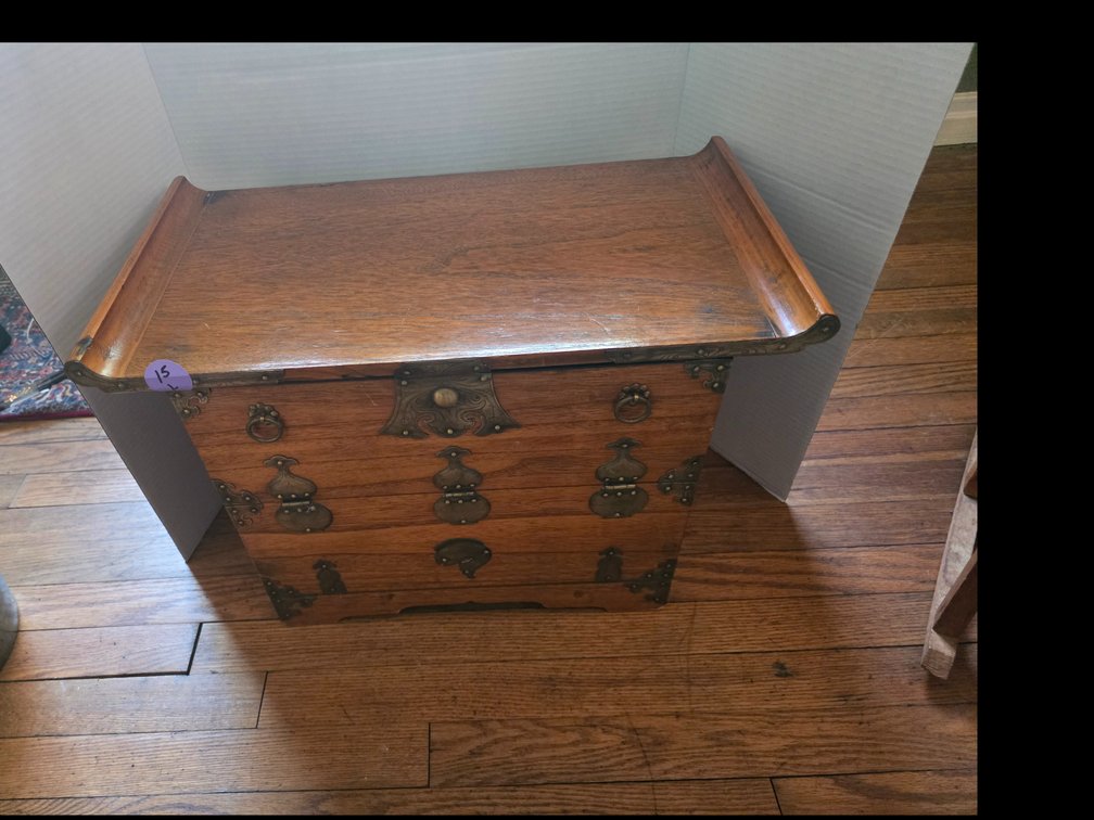 Wood Drop Front Storage, Decor Piece