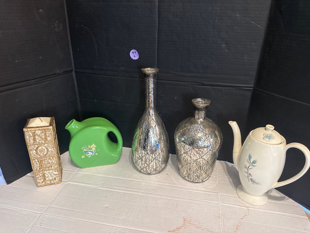 Lot of Housewares including Mercury Glass
