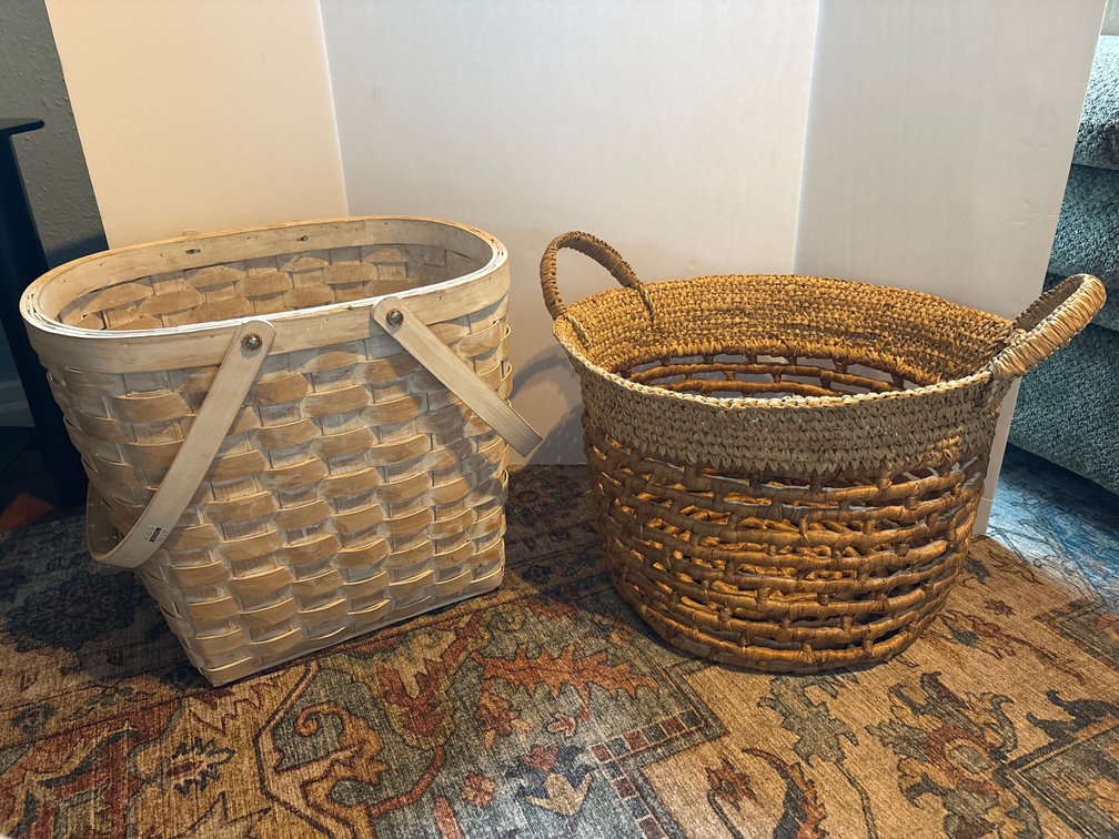 Woven & Wooden Splint Baskets