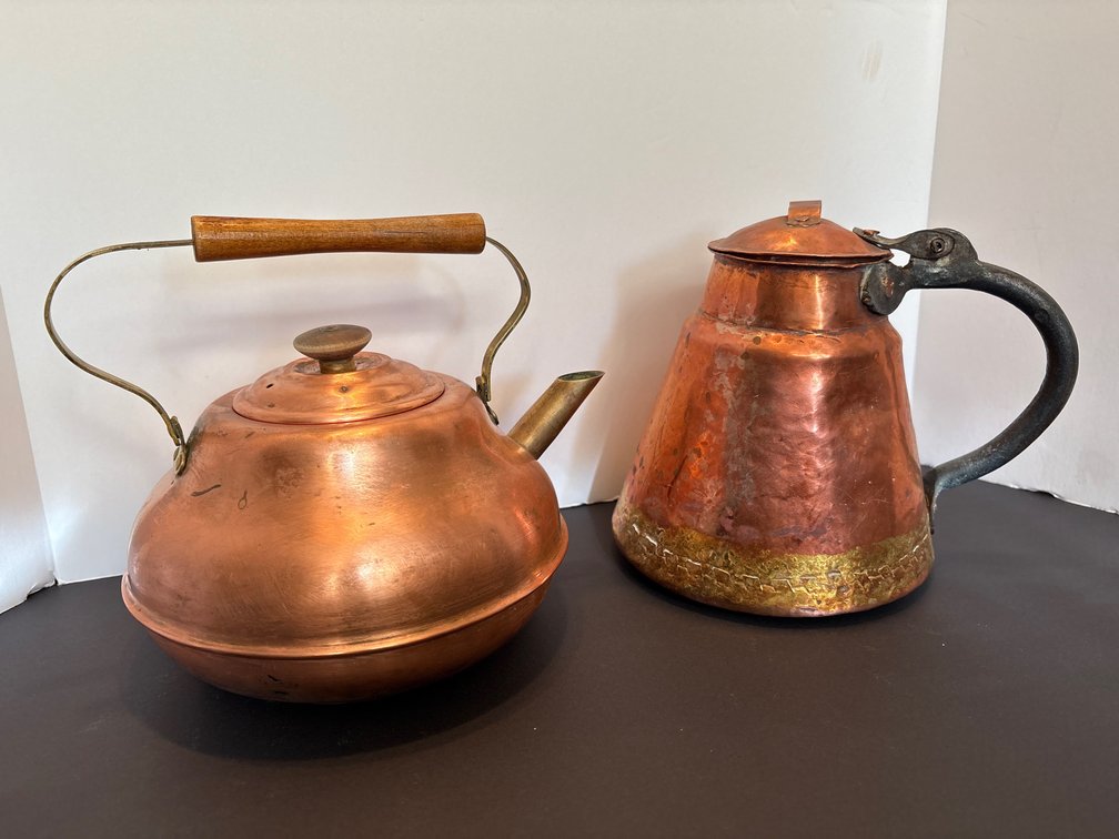 Copper Kettles (x2)