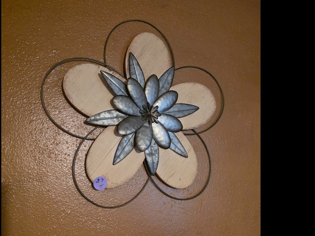 Metal and Wood wall decor