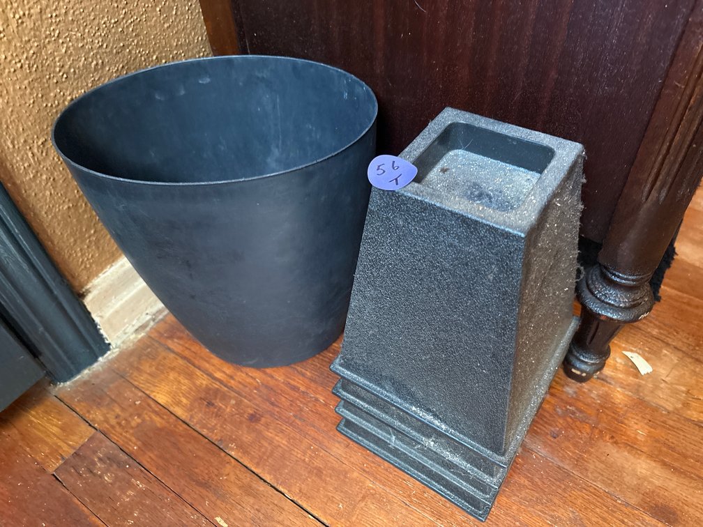 Trashcan and Bed Risers